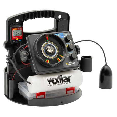 Vexilar FLX - 18 Pro Pack II Fishing System w/12 Degree Ice - Ducer DD - 100 - Life Raft Professionals