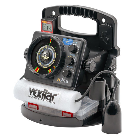 Vexilar FLX - 18 Pro Pack II Fishing System w/12 Degree Ice - Ducer DD - 100 - Life Raft Professionals