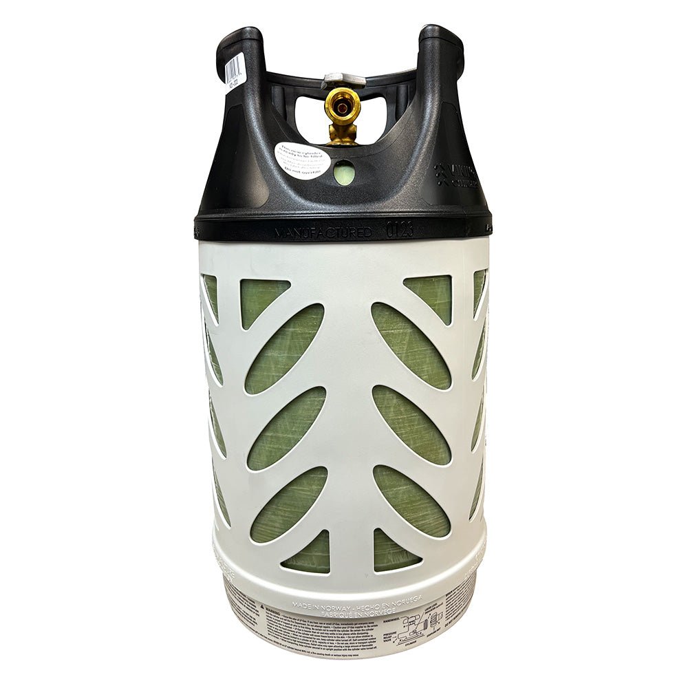 Viking Cylinders 22lb Vertical Fiberglass Composite LPG Cylinder w/Type 1 Valve - OPD, DOT, TC Approved - Life Raft Professionals