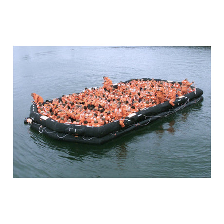 Viking USCG Approved IBA, Round Container, 100-150 Person - Life Raft Professionals