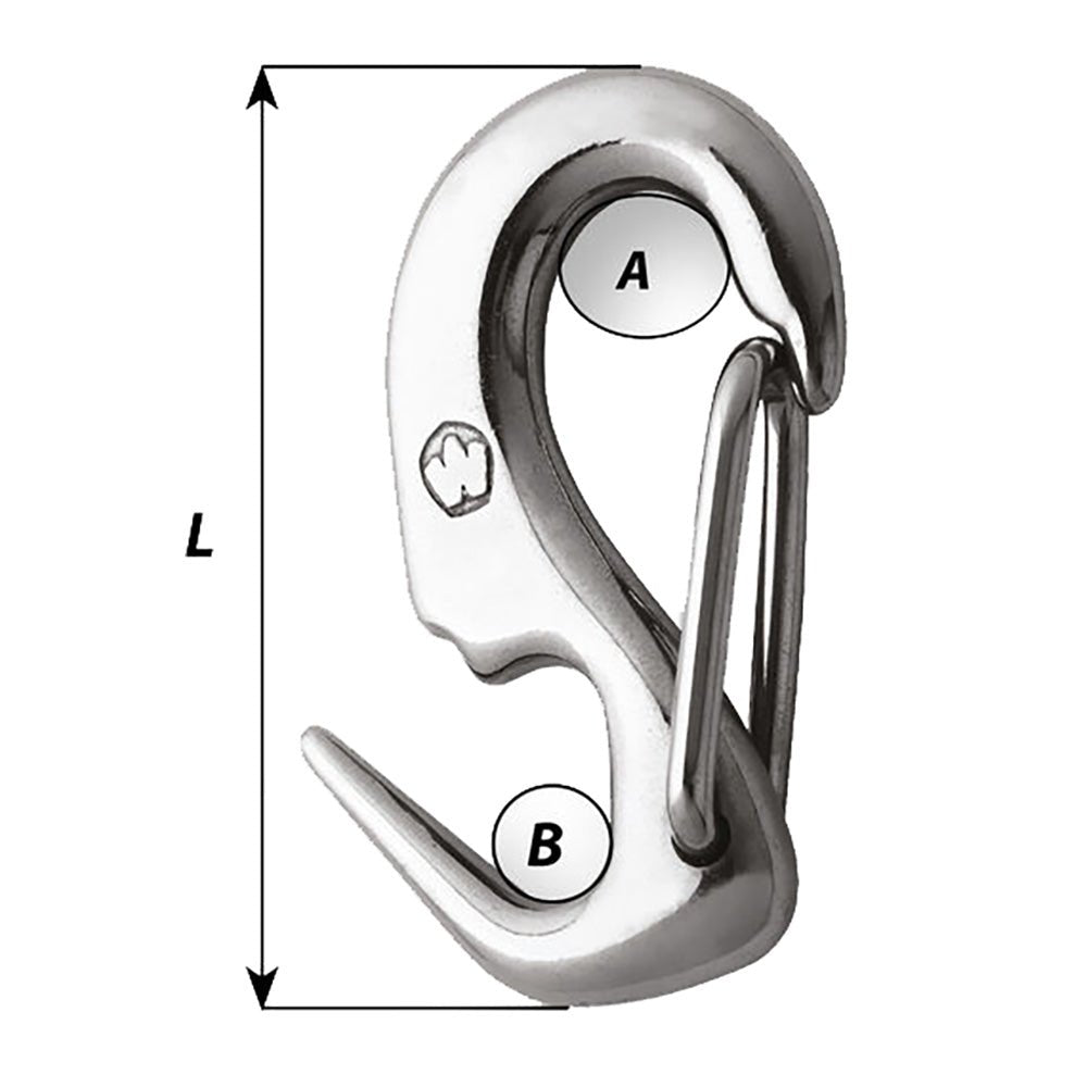 Wichard 5/16 Stainless Steel Sail Snap + - Life Raft Professionals