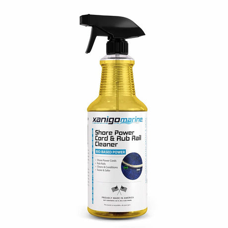 Xanigo Marine Shore Power Cord Rub Rail Cleaner - 32oz - Life Raft Professionals