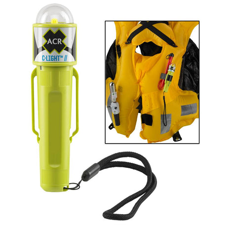 ACR C-Light - Manual Activated LED PFD Vest Light w/Clip [3963.1] - Life Raft Professionals