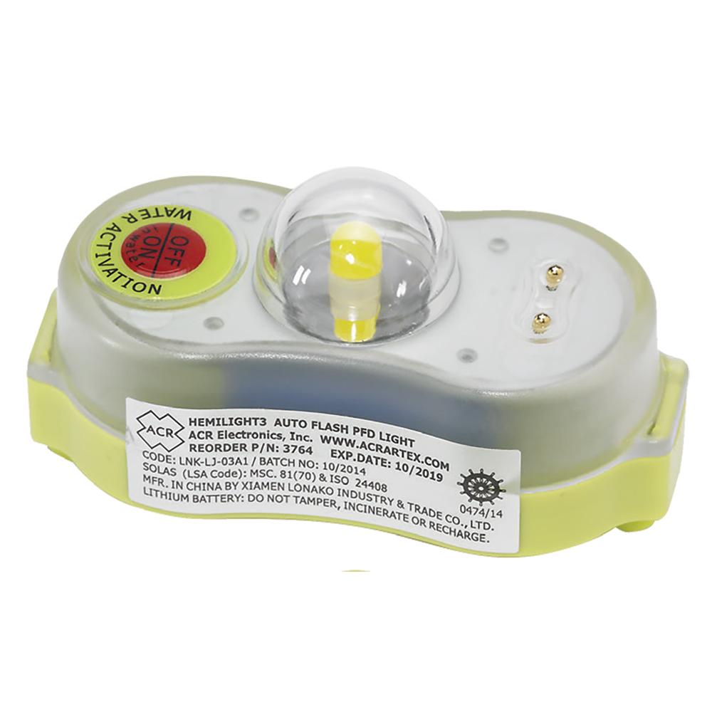 ACR HemiLight 3 - Automatic Survivor Locator Light [3764.1] - Life Raft Professionals