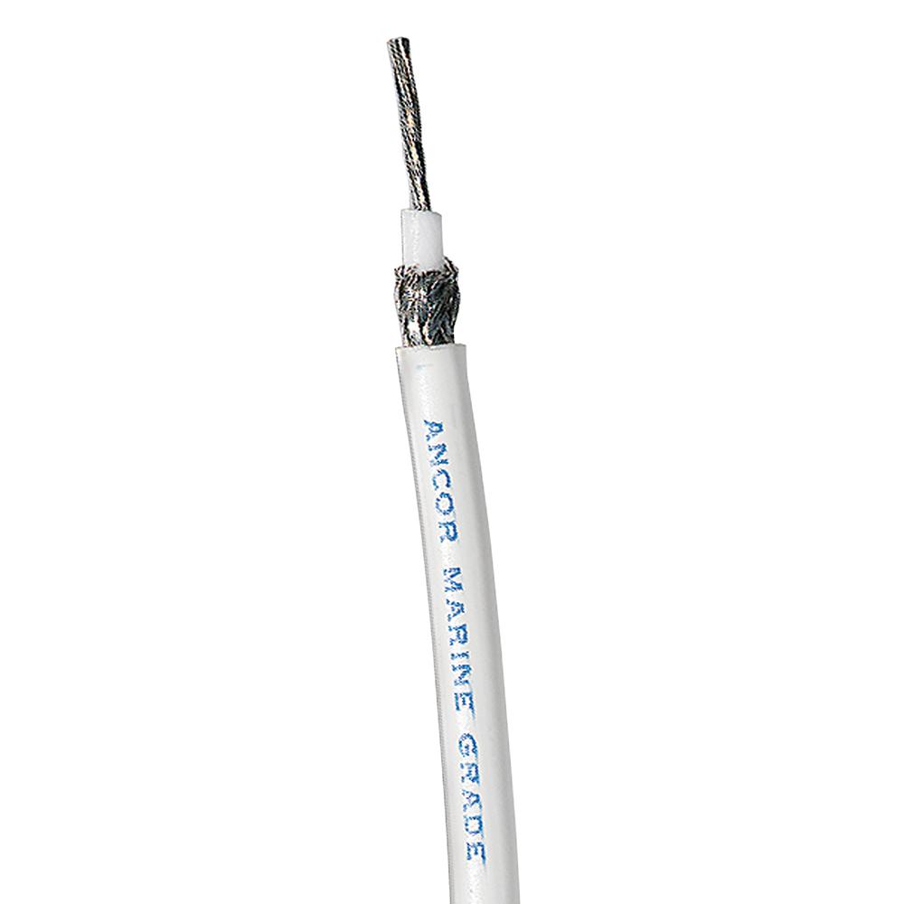 Ancor RG 8X White Tinned Coaxial Cable - 100 [151510] - Life Raft Professionals