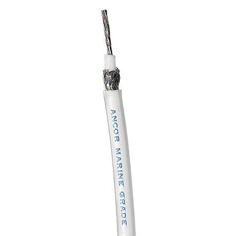 Ancor RG 8X White Tinned Coaxial Cable - 100 [151510] - Life Raft Professionals