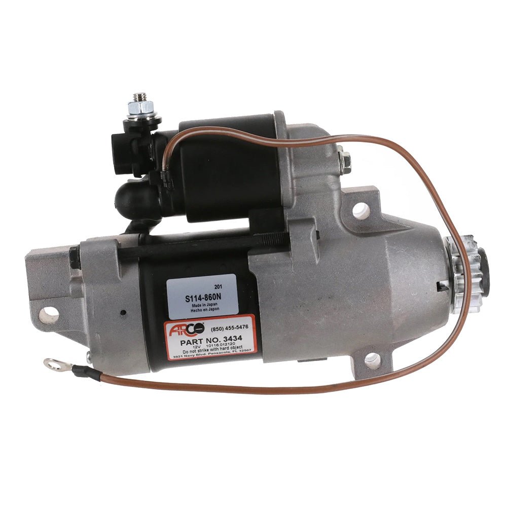 ARCO Marine Premium Replacement Outboard Starter f/Yamaha 200-225HP - 13 Tooth - Life Raft Professionals