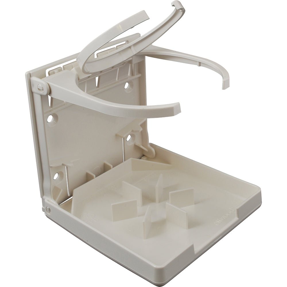 Attwood Fold-Up Drink Holder - Dual Ring - White - Life Raft Professionals
