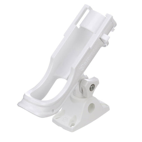 Attwood Heavy-Duty Adjustable Rod Holder w/Combo Mount - White - Life Raft Professionals