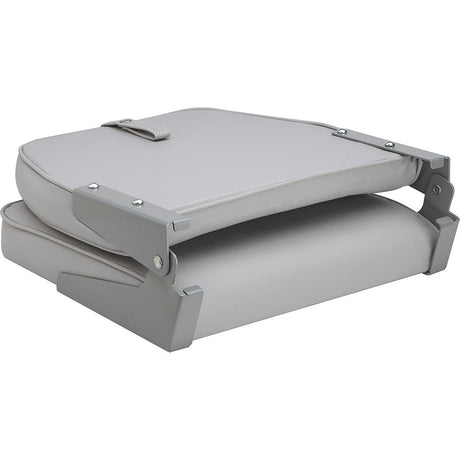 Attwood Swivl-Eze Low Back Padded Flip Seat - Grey - Life Raft Professionals