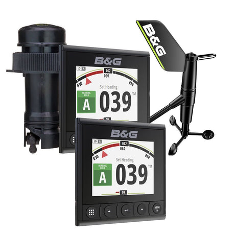 BG Triton2 Speed, Depth Wireless Wind System Pack - 2 Triton2 4.1" Color Display, DST810 Transducer, WS320 Wireless Wind Sensor NMEA2000 Starter Kit - Life Raft Professionals