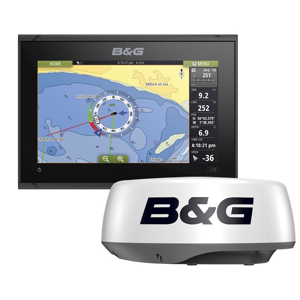 BG Vulcan 9 Radar Bundle w/HALO20 Radar - Life Raft Professionals