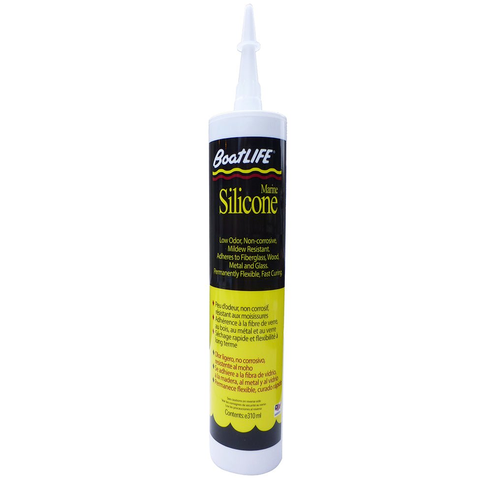 BoatLIFE Silicone Rubber Sealant Cartridge - Clear - Life Raft Professionals