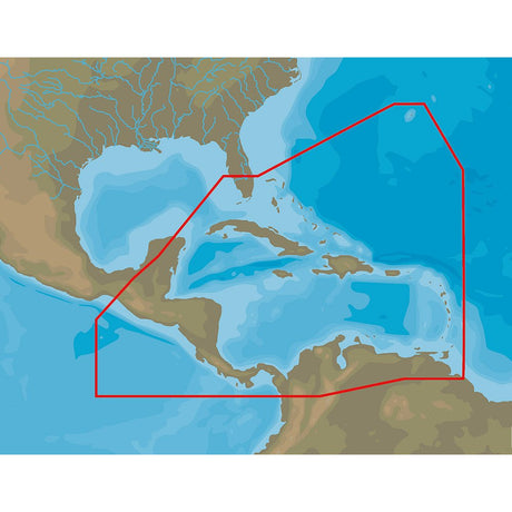 C-MAP 4D NA-D065 Caribbean Central America -microSD/SD - Life Raft Professionals