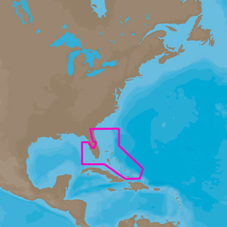 C-MAP 4D NA-D943 Florida & The Bahamas - Life Raft Professionals