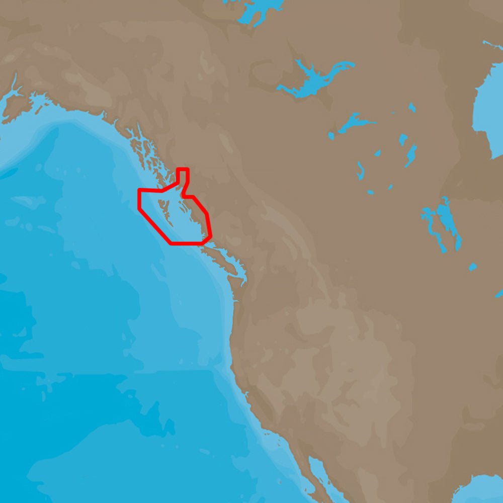 C-MAP 4D NA-D958 Queen Charlotte, SD to Dixon Entrance - Life Raft Professionals