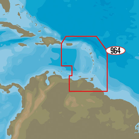 C-MAP 4D NA-D964 - Puerto Rico to Rio Orinoco Local - Life Raft Professionals