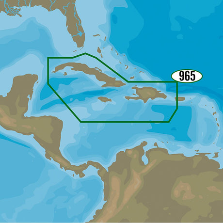 C-MAP 4D NA-D965 - Cuba, Dominican Republic, Caymans & Jamaica - Life Raft Professionals