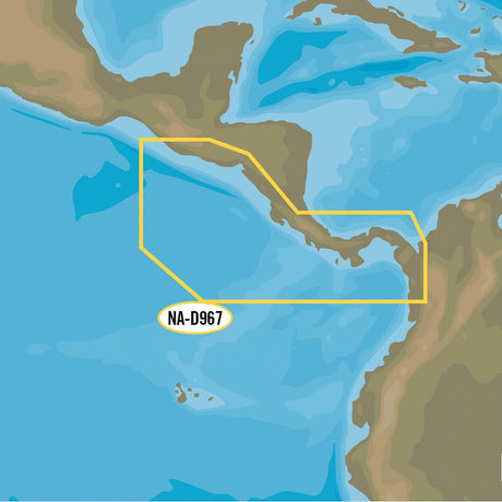 C-MAP 4D NA-D967 - Panama to Guatemala Local - Life Raft Professionals