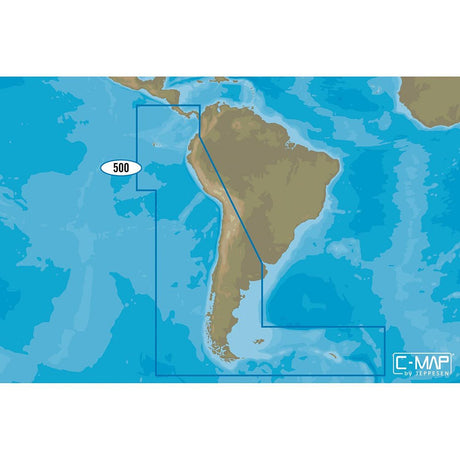 C-MAP 4D SA-D500 Costa Rica to Chile to Falklands - Life Raft Professionals
