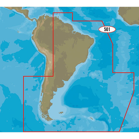 C-MAP 4D SA-D501 Gulf of Paria to Cape Horn - Life Raft Professionals