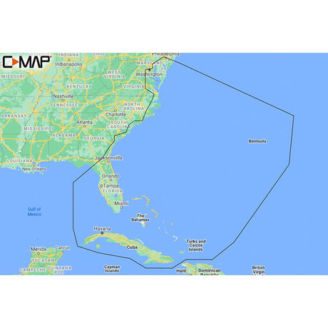 C-MAP M-NA-Y203-MS Chesapeake Bay to Bahamas REVEAL Coastal Chart - Life Raft Professionals