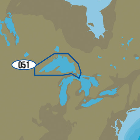 C-MAP MAX NA-M051/SD - Lake Superior Bathymetric SD Format - Life Raft Professionals