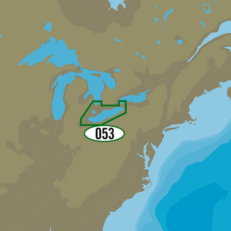 C-MAP MAX NA-M053/SD - Lake Erie & Lake St. Clair Bathymetric SD Format - Life Raft Professionals