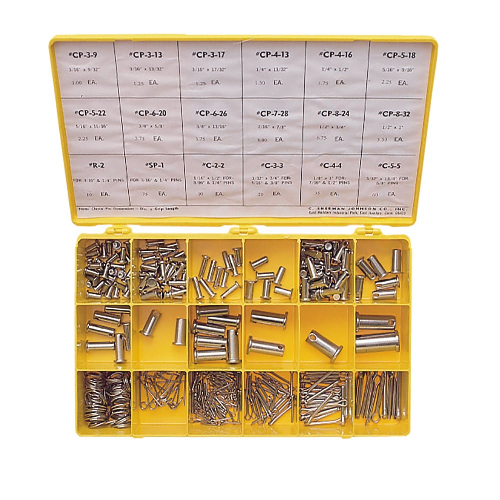 C. Sherman Johnson Cotter, Ring Clevis Pin Parts Kit - Life Raft Professionals