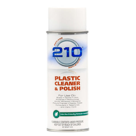 Camco 210 Plastic Cleaner Polish 14oz Spray - Life Raft Professionals