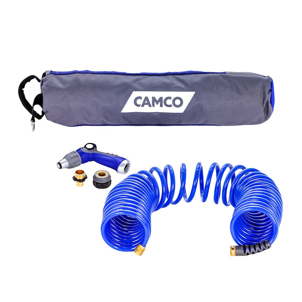 Camco 40 Coiled Hose Spray Nozzle Kit - Life Raft Professionals