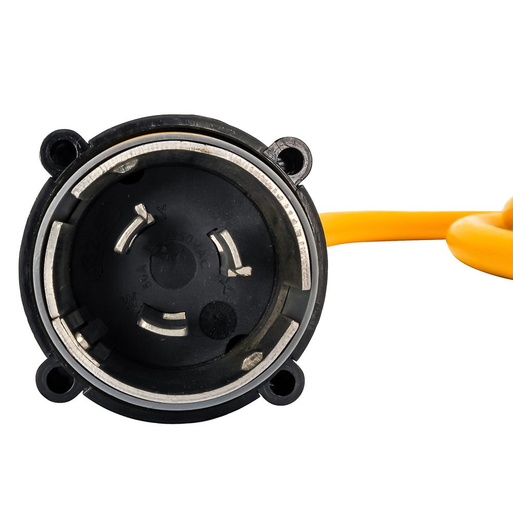 Camco 50 Amp Power Grip Marine Extension Cord - 25 M-Locking/F-Locking Adapter - Life Raft Professionals
