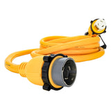 Camco 50 Amp Power Grip Marine Extension Cord - 25 M-Locking/F-Locking Adapter - Life Raft Professionals