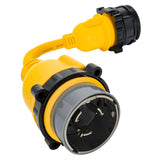 Camco 50AM/30AF Power Grip Marine 12" Locking Adapter - M-Lock/F-Locking Adapter - Life Raft Professionals