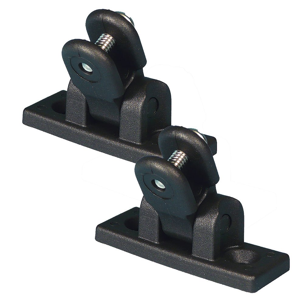 Carver Deck Hinge Nylon Pair - Black - Life Raft Professionals