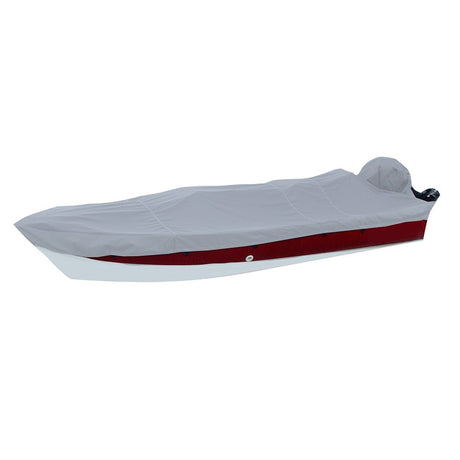 Carver Performance Poly-Guard Styled-to-Fit Boat Cover f/15.5 V-Hull Side Console Fishing Boats - Grey - Life Raft Professionals
