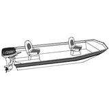 Carver Performance Poly-Guard Styled-to-Fit Boat Cover f/16.5 Open Jon Boats - Shadow Grass - Life Raft Professionals