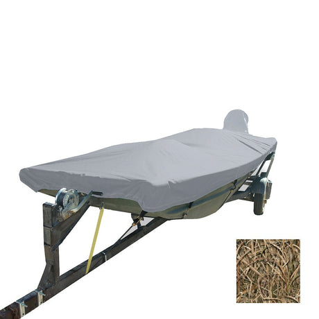 Carver Performance Poly-Guard Styled-to-Fit Boat Cover f/16.5 Open Jon Boats - Shadow Grass - Life Raft Professionals