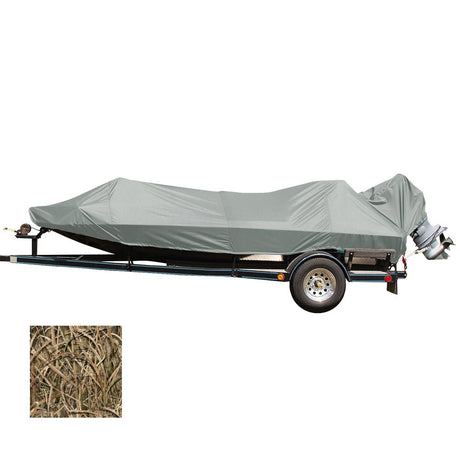Carver Performance Poly-Guard Styled-to-Fit Boat Cover f/17.5 Jon Style Bass Boats - Shadow Grass - Life Raft Professionals