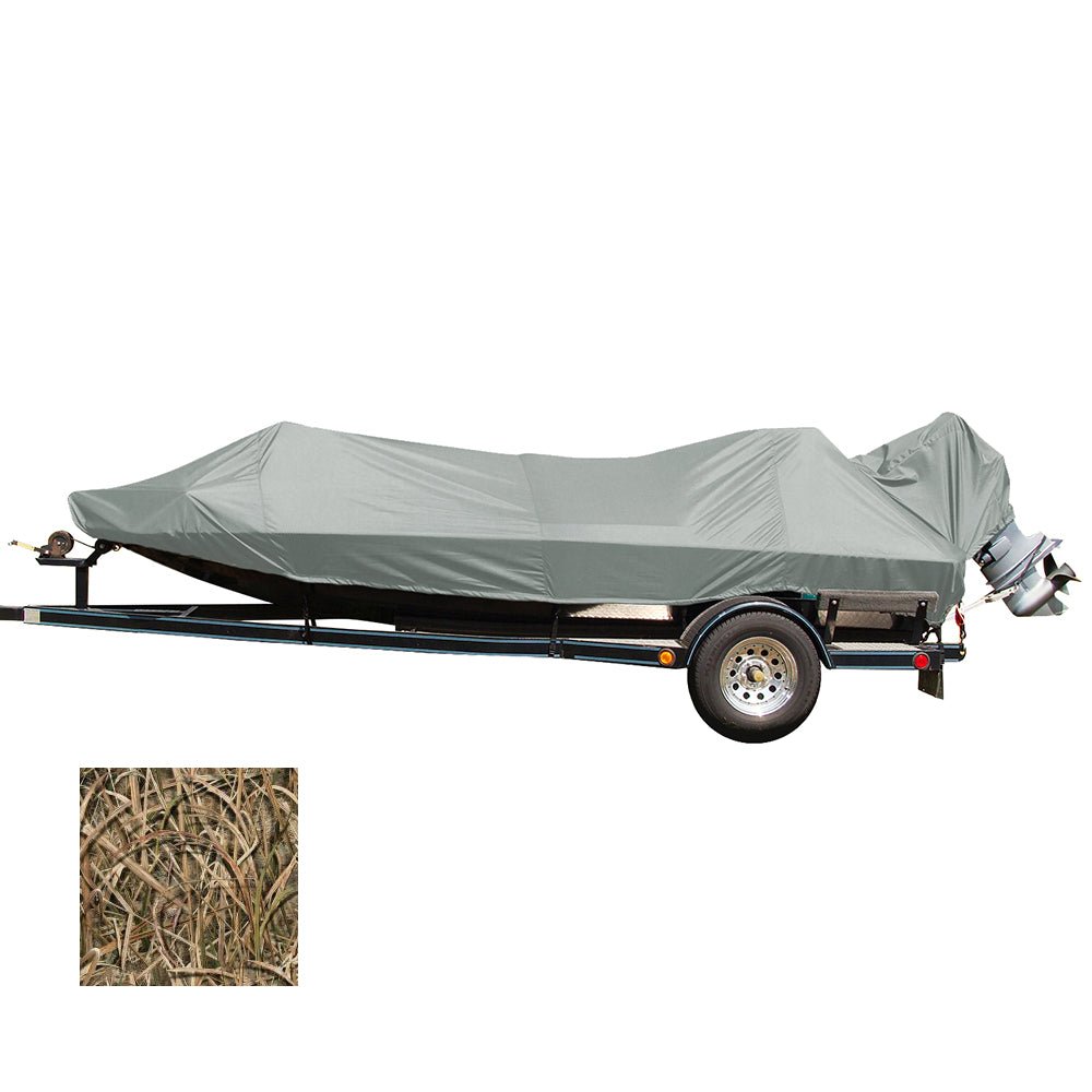 Carver Performance Poly-Guard Styled-to-Fit Boat Cover f/18.5 Jon Style Bass Boats - Shadow Grass - Life Raft Professionals