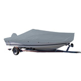 Carver Performance Poly-Guard Styled-to-Fit Boat Cover f/20.5 V-Hull Center Console Fishing Boat - Grey - Life Raft Professionals