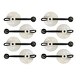 Carver Suction Cup Tie Downs - 8-Pack - Life Raft Professionals
