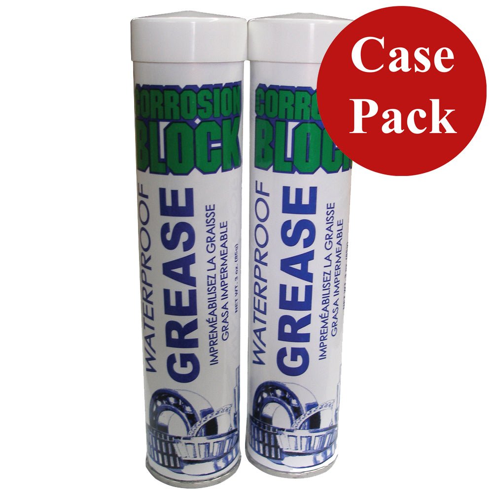 Corrosion Block High Performance Waterproof Grease - (2)2oz Tube - Non-Hazmat, Non-Flammable Non-Toxic *Case of 6* - Life Raft Professionals