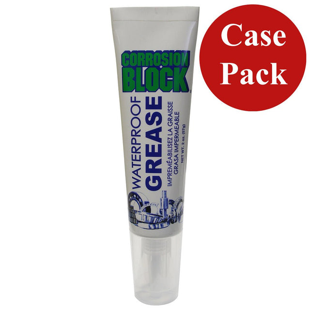 Corrosion Block High Performance Waterproof Grease - 2oz Tube - Non-Hazmat, Non-Flammable Non-Toxic *Case of 24* - Life Raft Professionals
