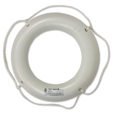DATREX 30″ Life Ring White USCG, No Tape - Life Raft Professionals