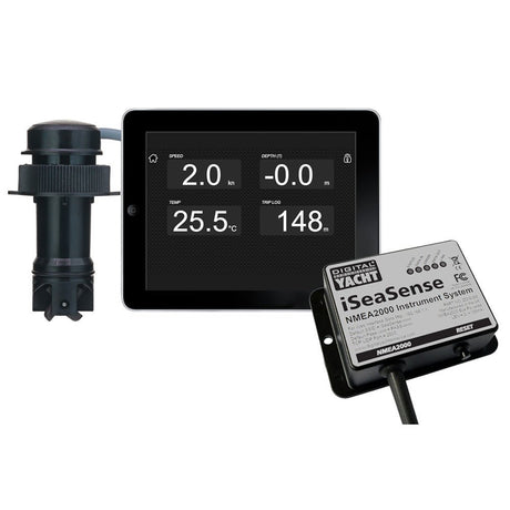 Digital Yacht iSeaSense Wireless Speed Depth Temp Pack - Life Raft Professionals