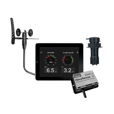 Digital Yacht iSeaSense Wireless Speed Depth Temp Pack Plus Wind - Life Raft Professionals