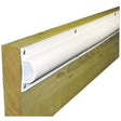 Dock Edge Standard "D" PVC Profile 16ft Roll - White - Life Raft Professionals