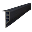 Dock Edge Standard PVC Full Face Profile - 16' Roll - Black - Life Raft Professionals