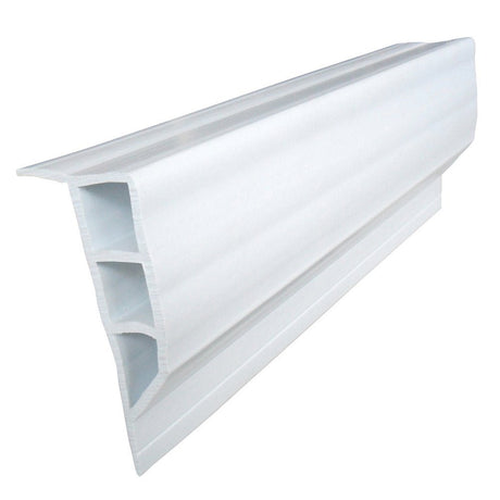 Dock Edge Standard PVC Full Face Profile - 16' Roll - White - Life Raft Professionals